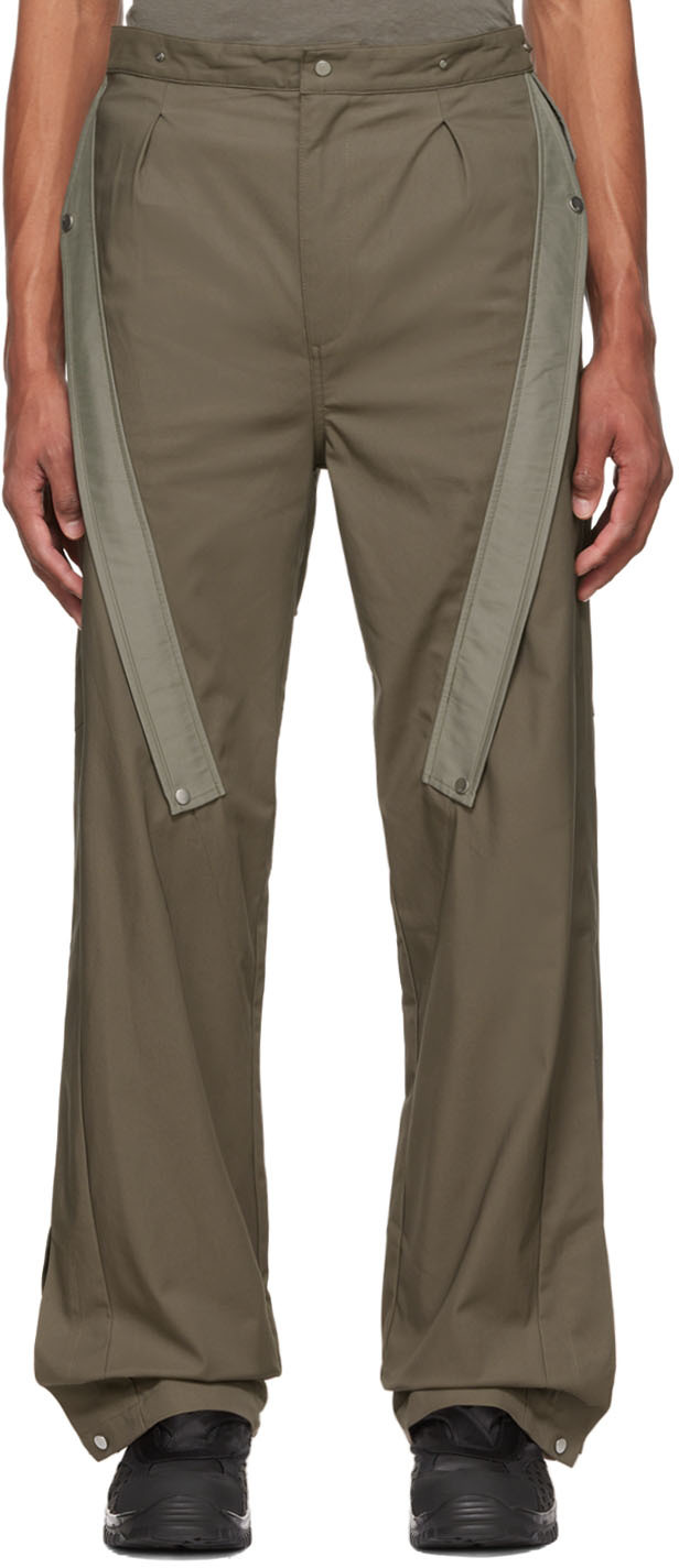 ænrmòus Gray Nylon Trousers | Smart Closet