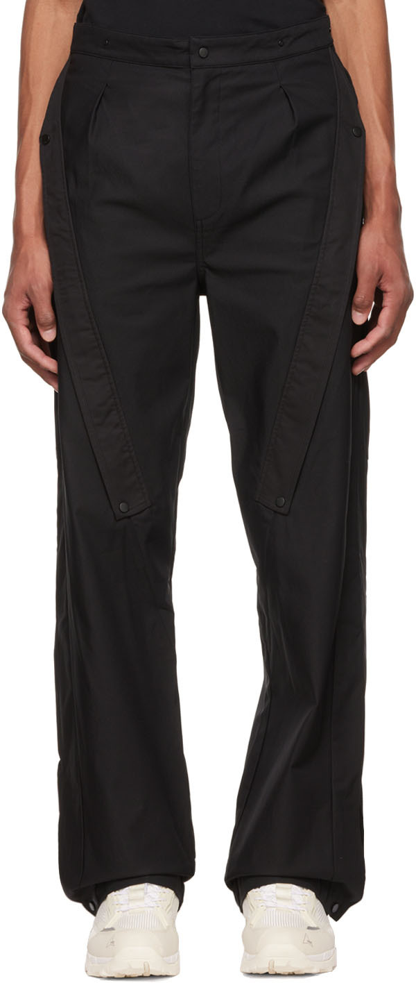 Black Nylon Trousers