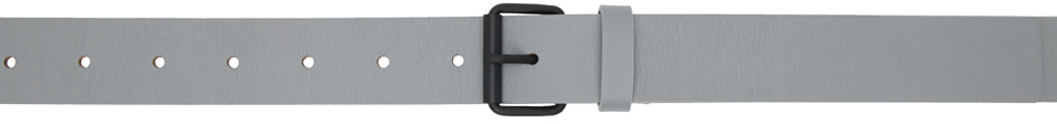 Gray Pin-Buckle Belt