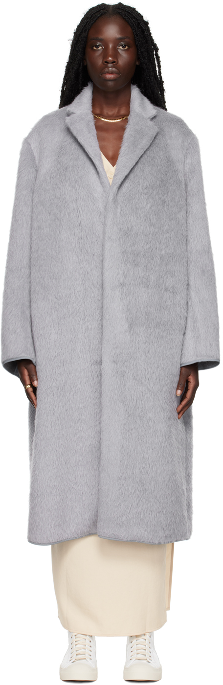 Sofie D'hoore Gray Chill Coat In Grey