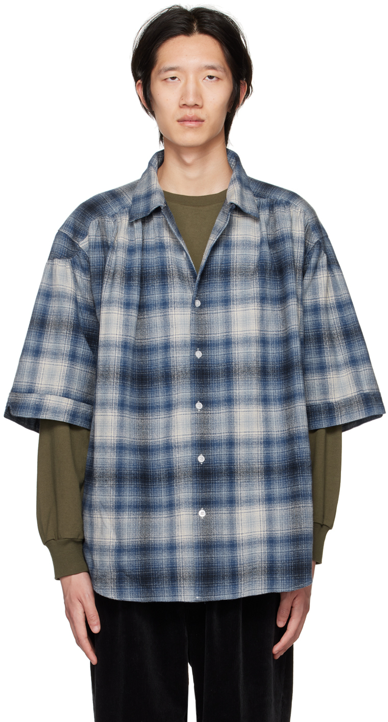 Blue Painter Shirt by AïE on Sale