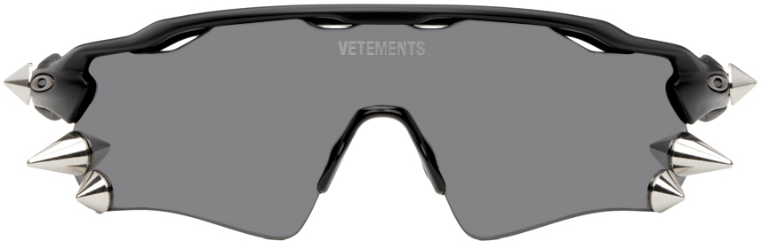 VETEMENTS: Black Oakley Edition Spike Sunglasses | SSENSE