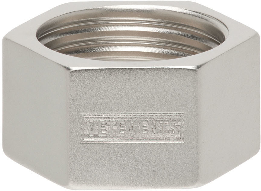 Vetements Silver Nut Ring