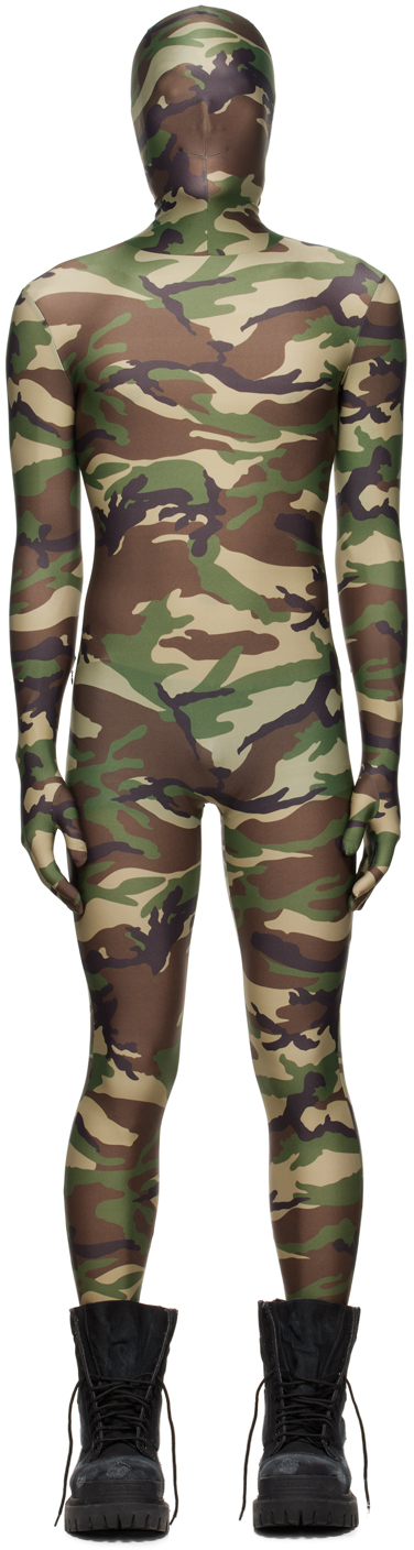 VETEMENTS Khaki Camouflage Jumpsuit