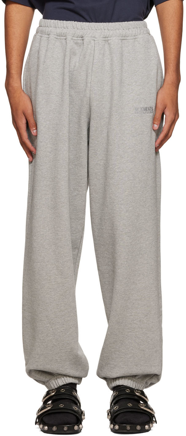 Gray Cotton Lounge Pants SSENSE Men Clothing Loungewear Sweats 