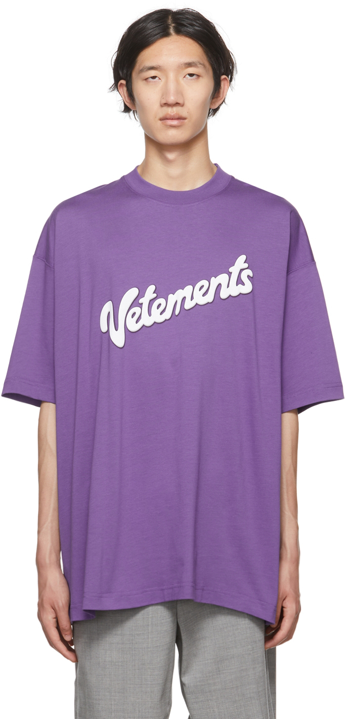 VETEMENTS Purple Sweet T-Shirt