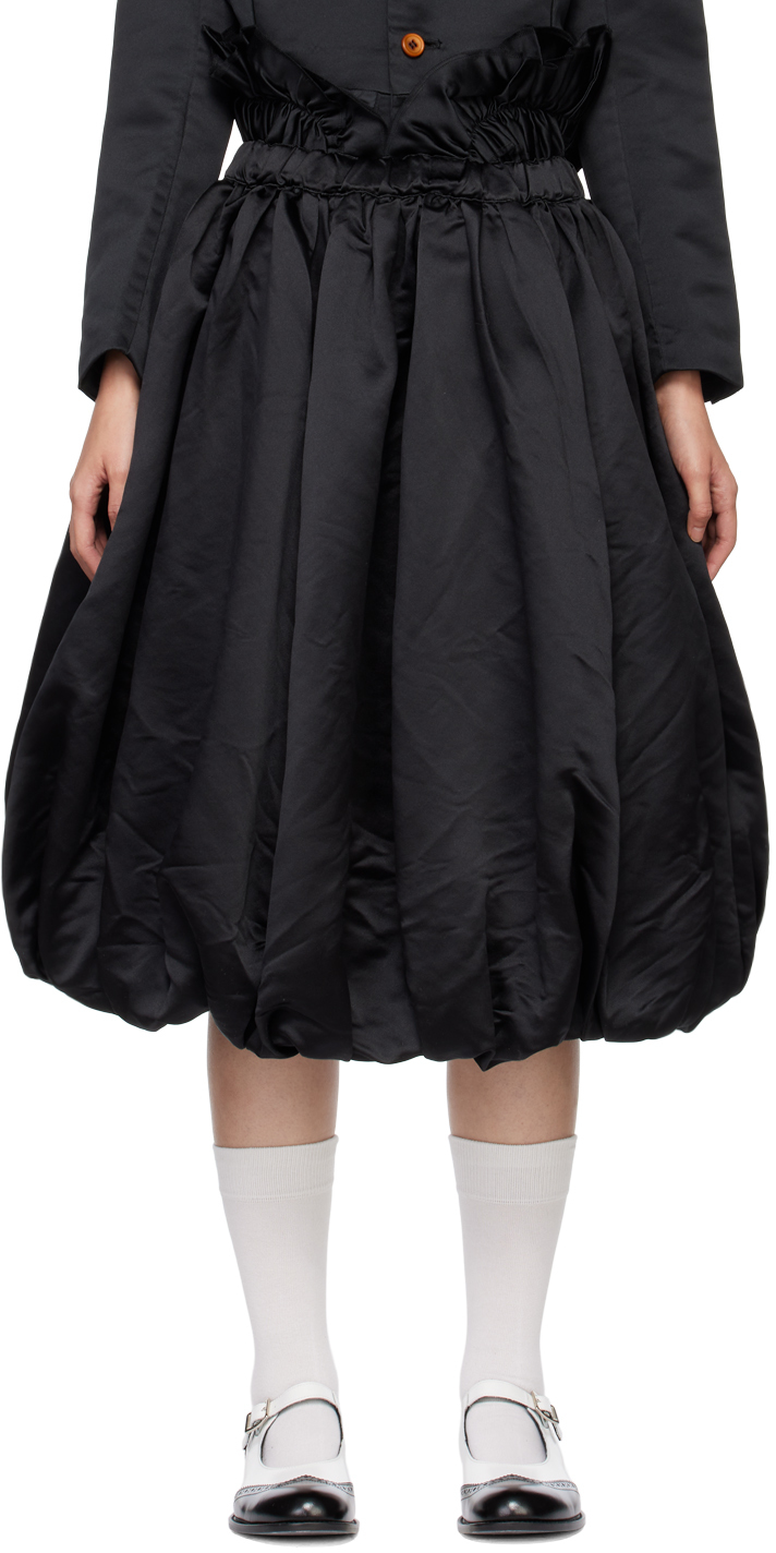 COMME DES GARÇONS COMME DES GARÇONS BLACK PUFF MIDI SKIRT