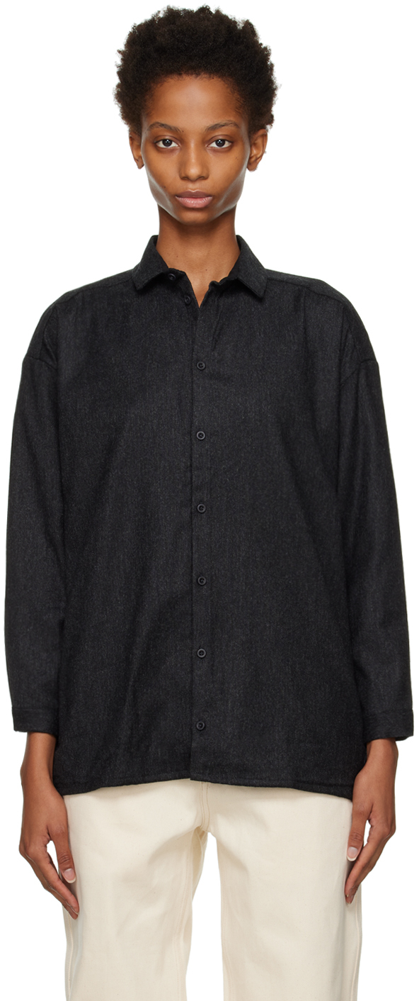 Black 'The Draughtsman' Shirt by Toogood on Sale