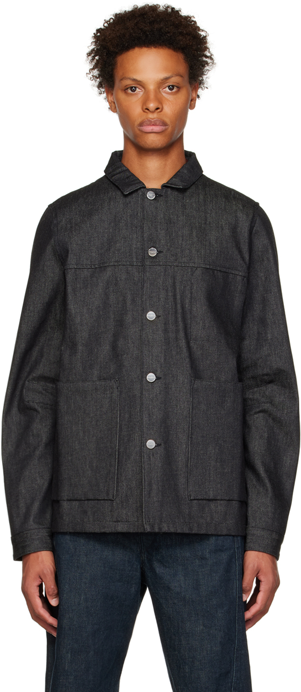 Black 'The Carpenter' Denim Jacket by Toogood on Sale