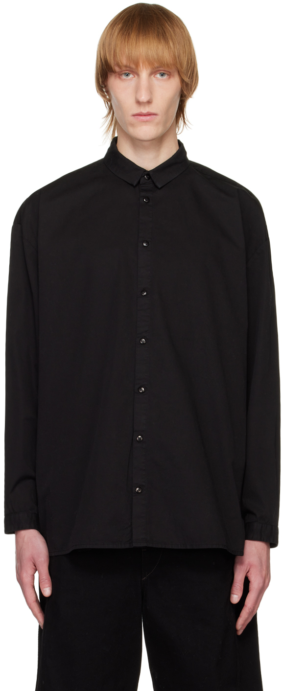 Toogood Black 'the Draughtsman' Shirt In Flint | ModeSens