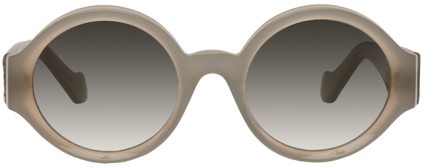 Loewe Gray Curved Sunglasses