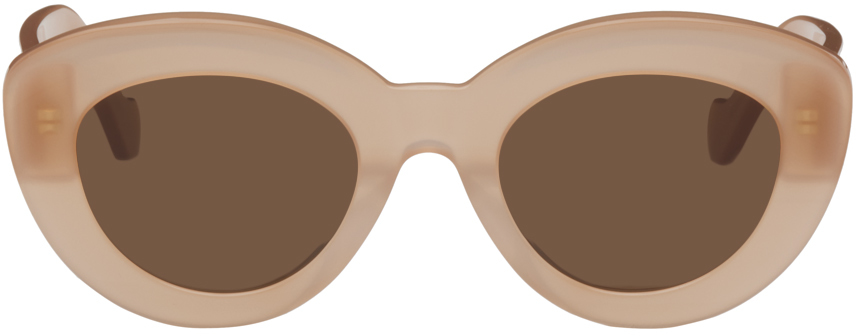 Loewe Pink Butterfly Anagram Sunglasses