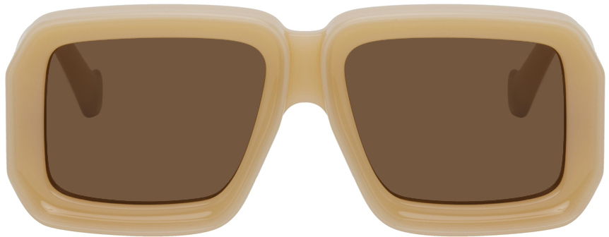 Loewe Beige Paula's Ibiza Dive Sunglasses