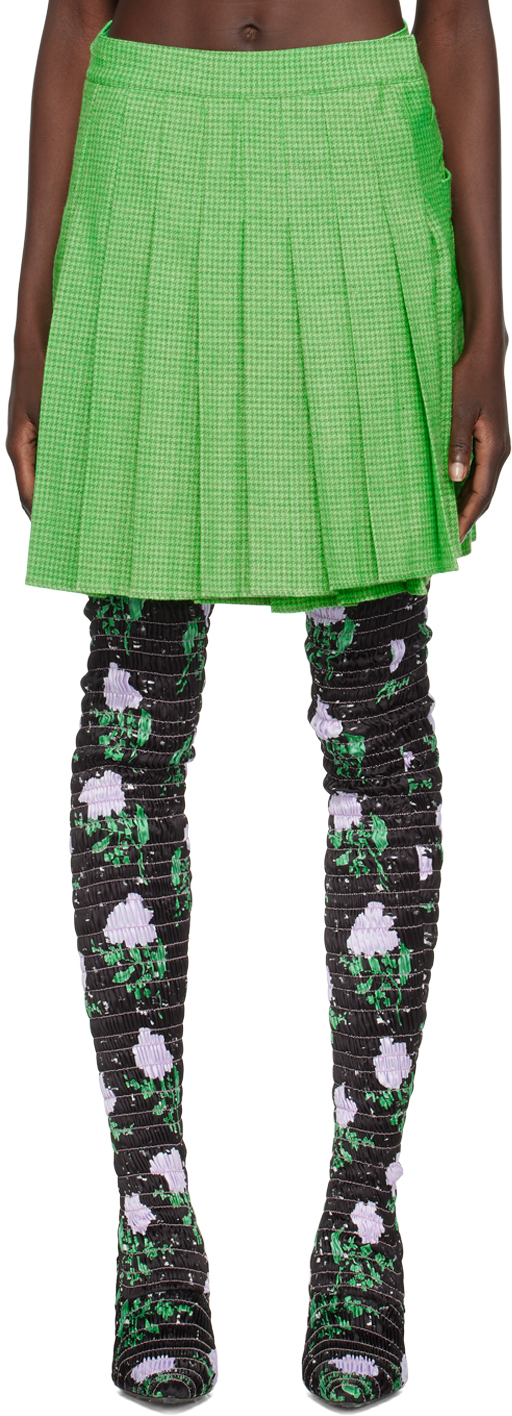 Green Murphy Miniskirt