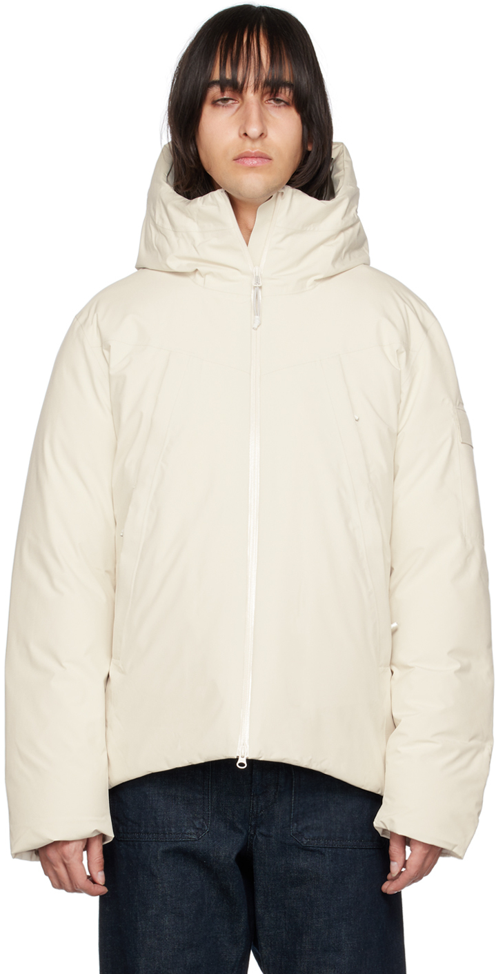 Off-White Rauma Down Jacket by BLÆST on Sale