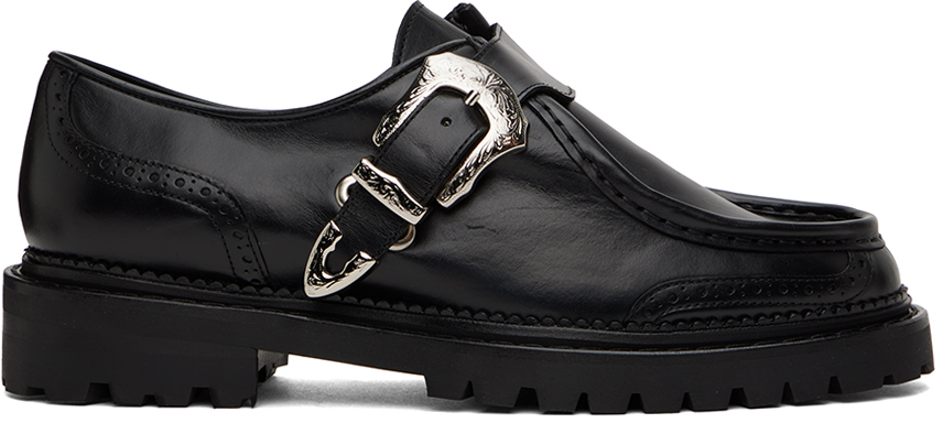 Toga Virilis Black Brogue Loafers | ModeSens