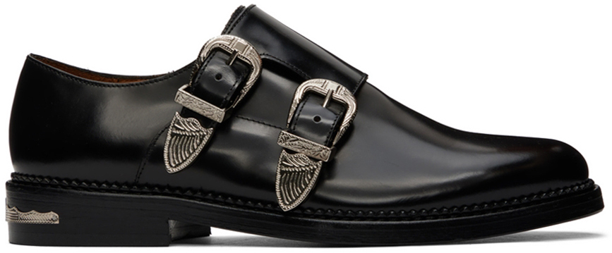 Toga Virilis Aj1211 Mens Shoes Boots Formal and smart boots Black Hard Leather for Men 