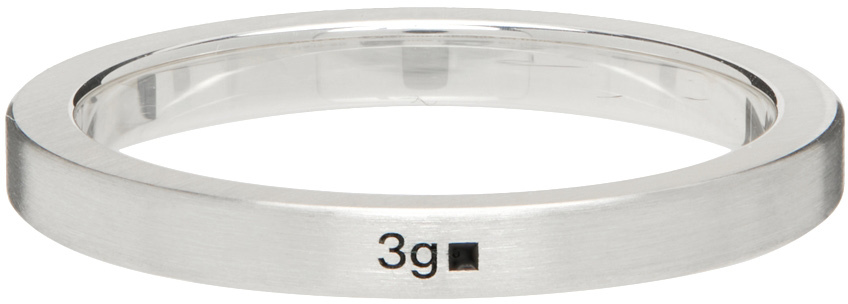 Le Gramme Silver 'Le 3 Grammes' Ribbon Ring