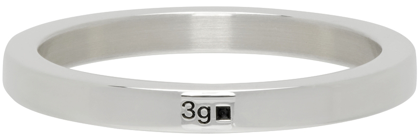 Le Gramme Silver 'Le 3 Grammes' Ribbon Ring