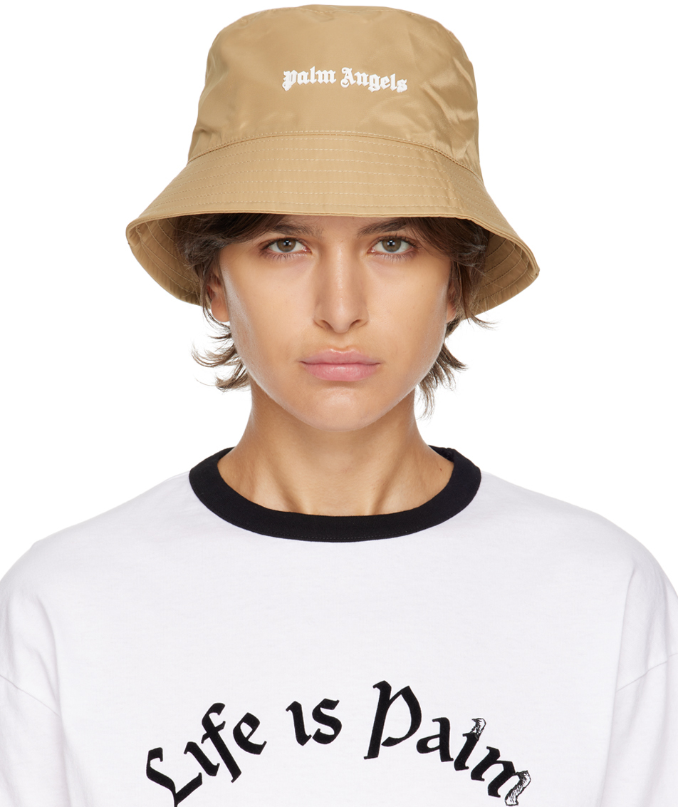 Palm newest Angels Classic Logo Bucket Hat in Beige