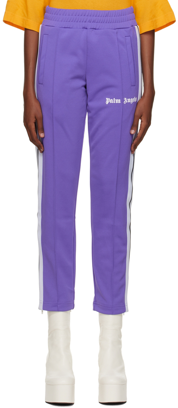 Palm Angels Purple Slim-Fit Lounge Pants