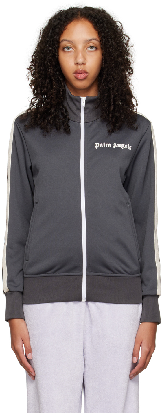 Palm Angels Gray Classic Track Jacket