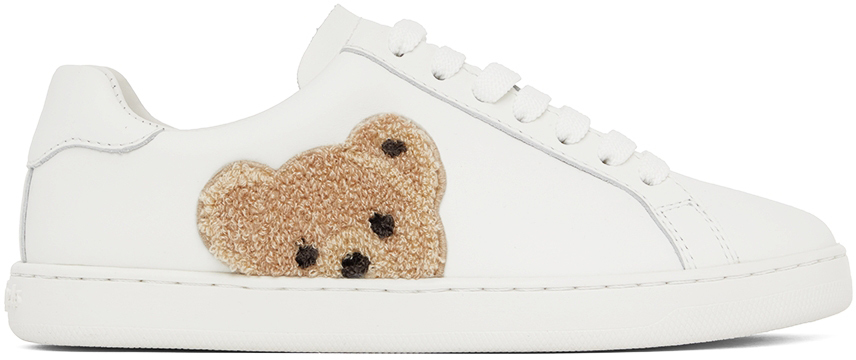 Palm Angels White New Teddy Bear Sneakers