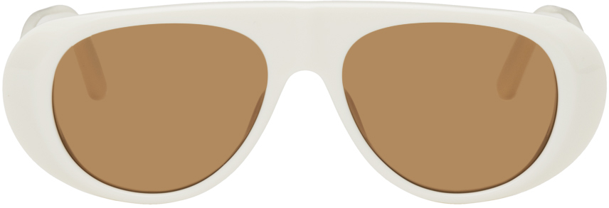 Palm Angels White Sierra Sunglasses