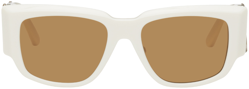 Palm Angels White Laguna Sunglasses