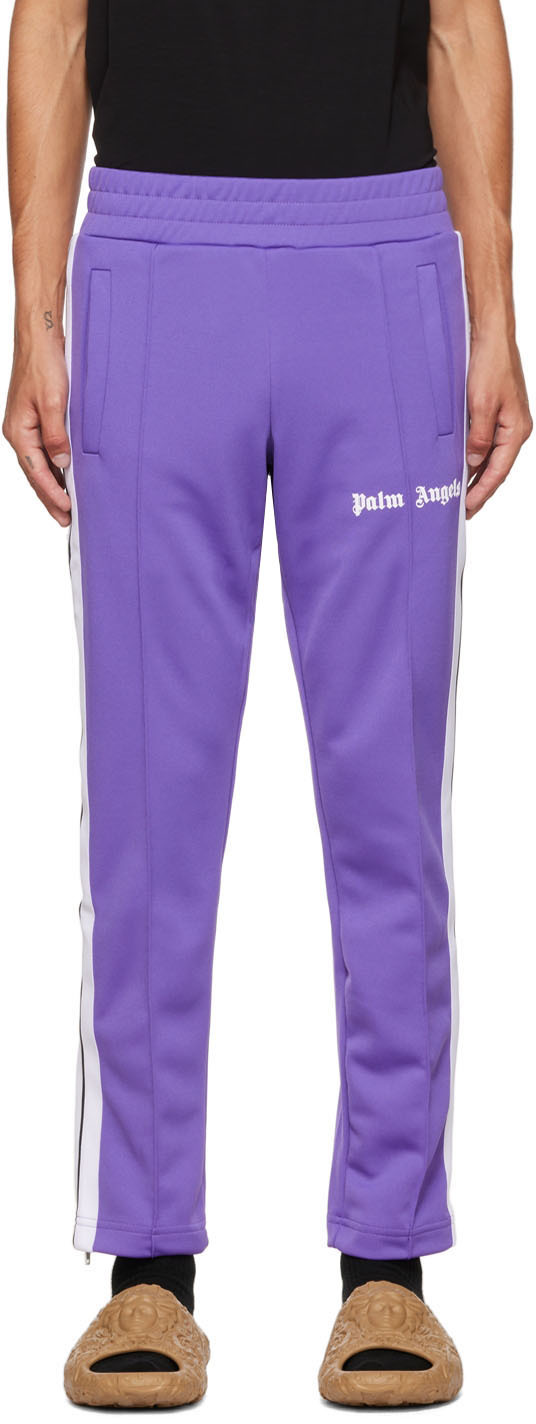 purple tracksuit bottoms