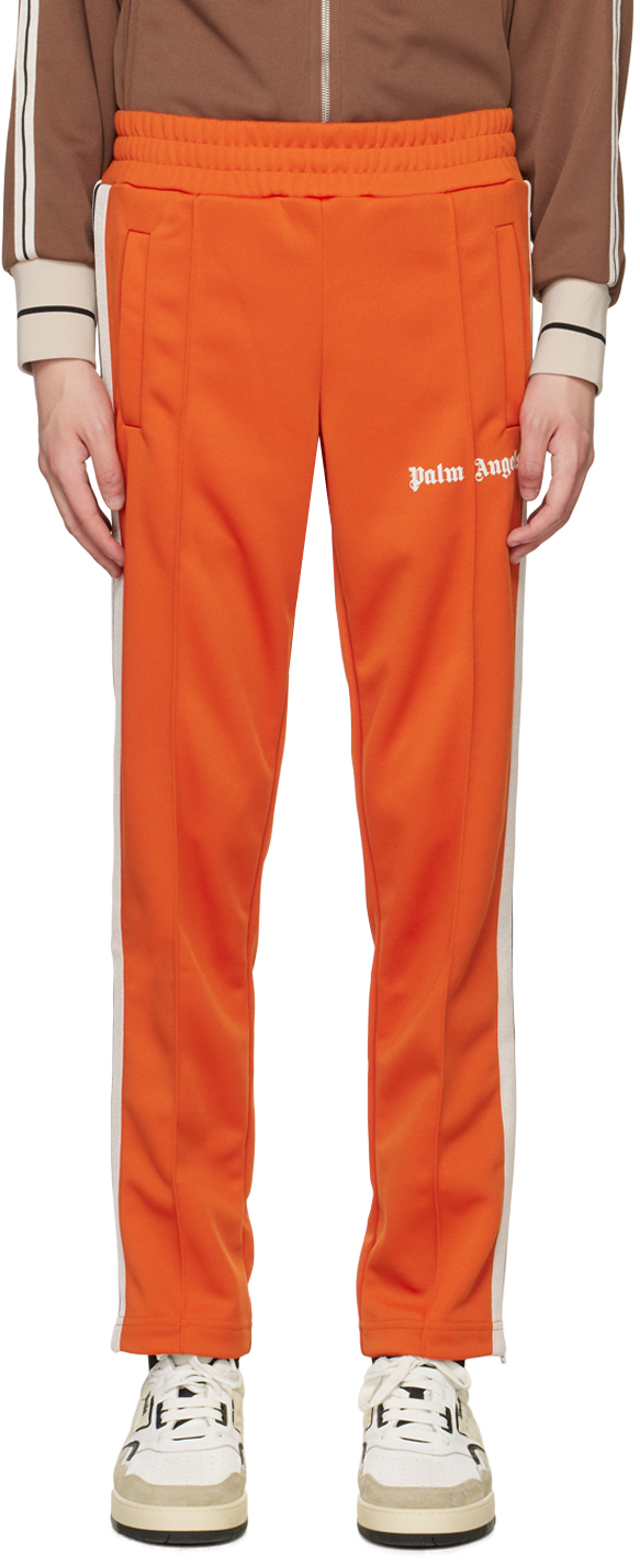 Orange Classic Lounge Pants by Palm Angels on Sale
