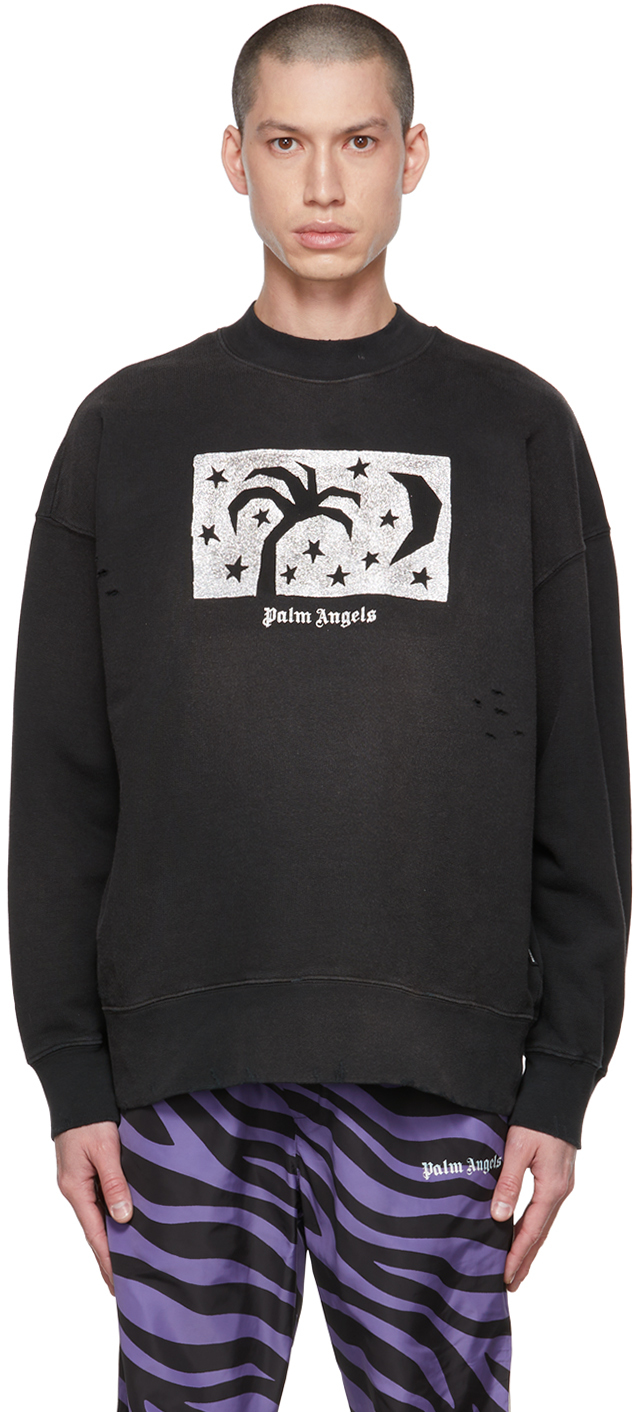 Palm Angels Black Nightsky Sweatshirt