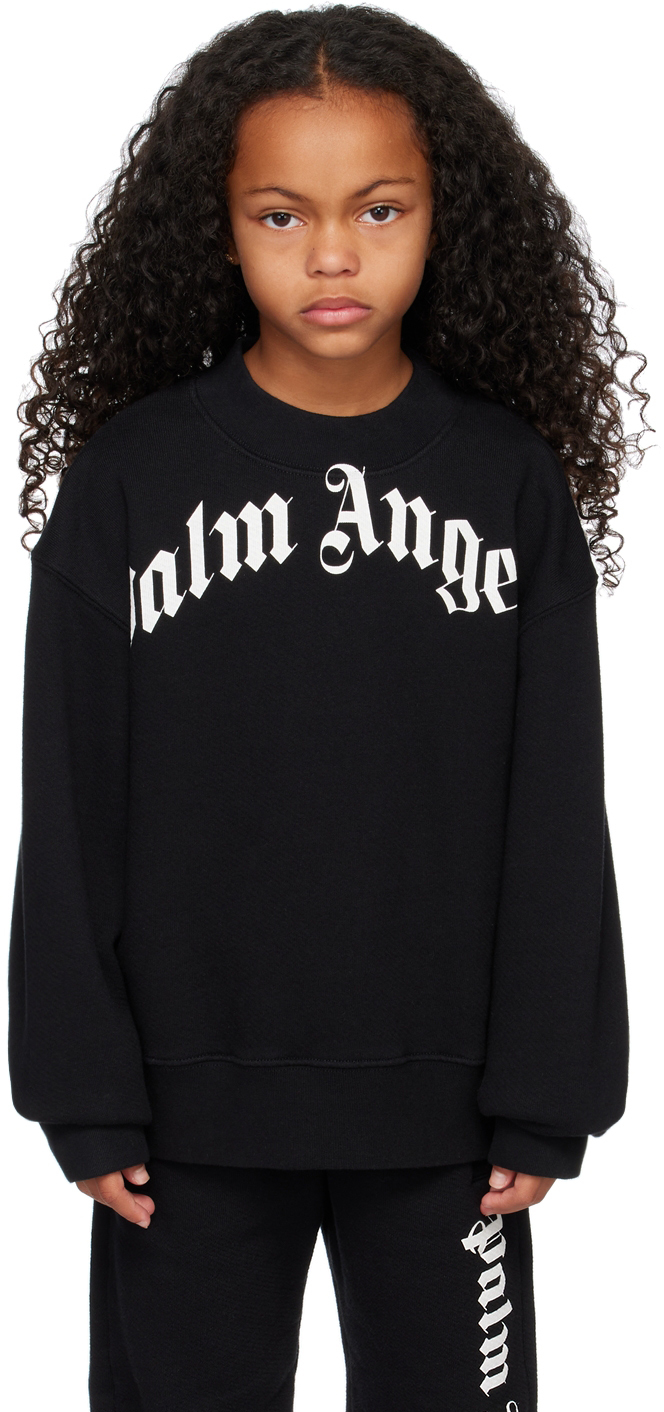 Palm Angels Kids Black Classic Overlogo Sweatshirt