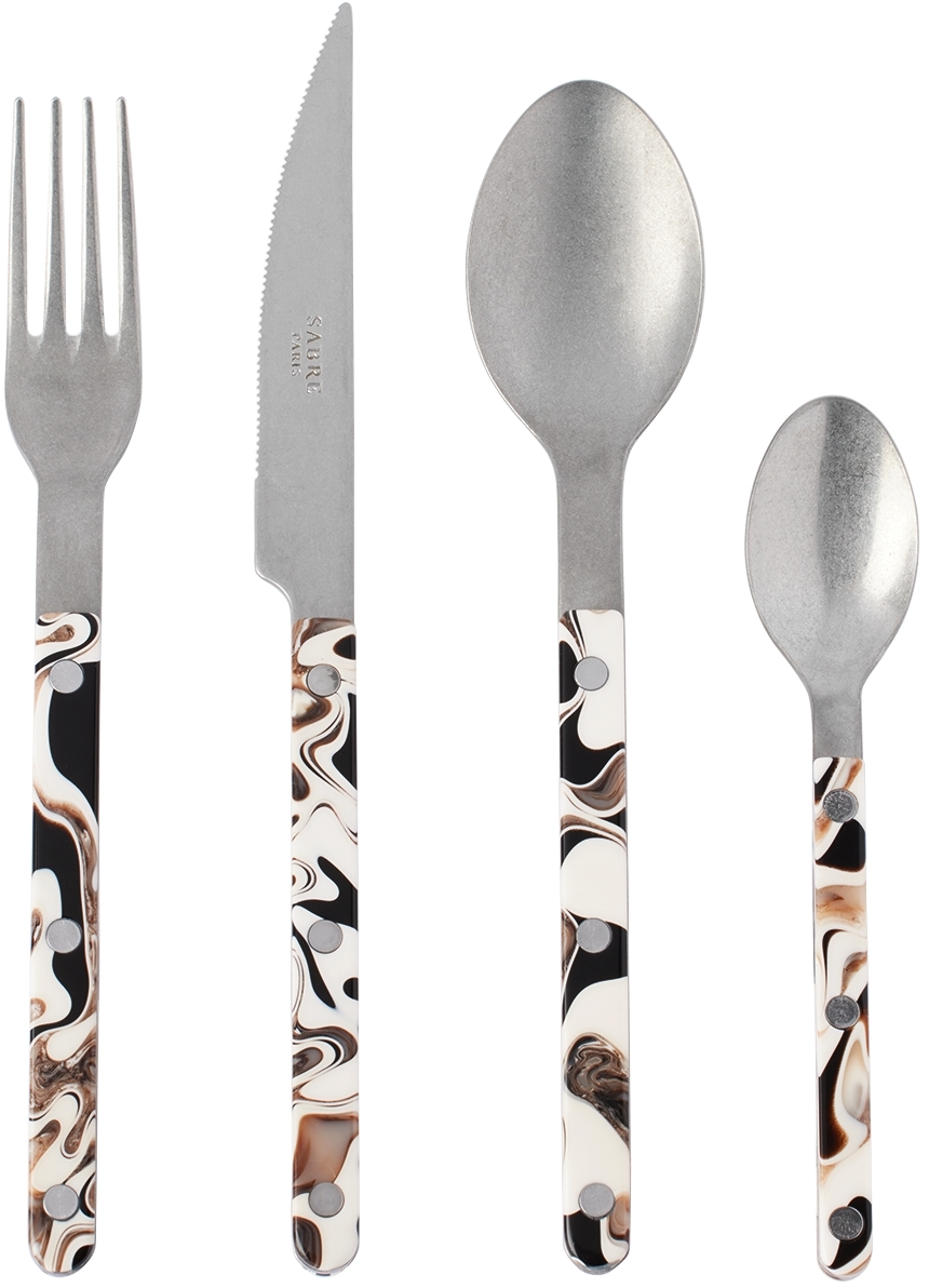 Multicolour Bistrot Vintage Flatware Set, 24 pcs by Sabre | SSENSE