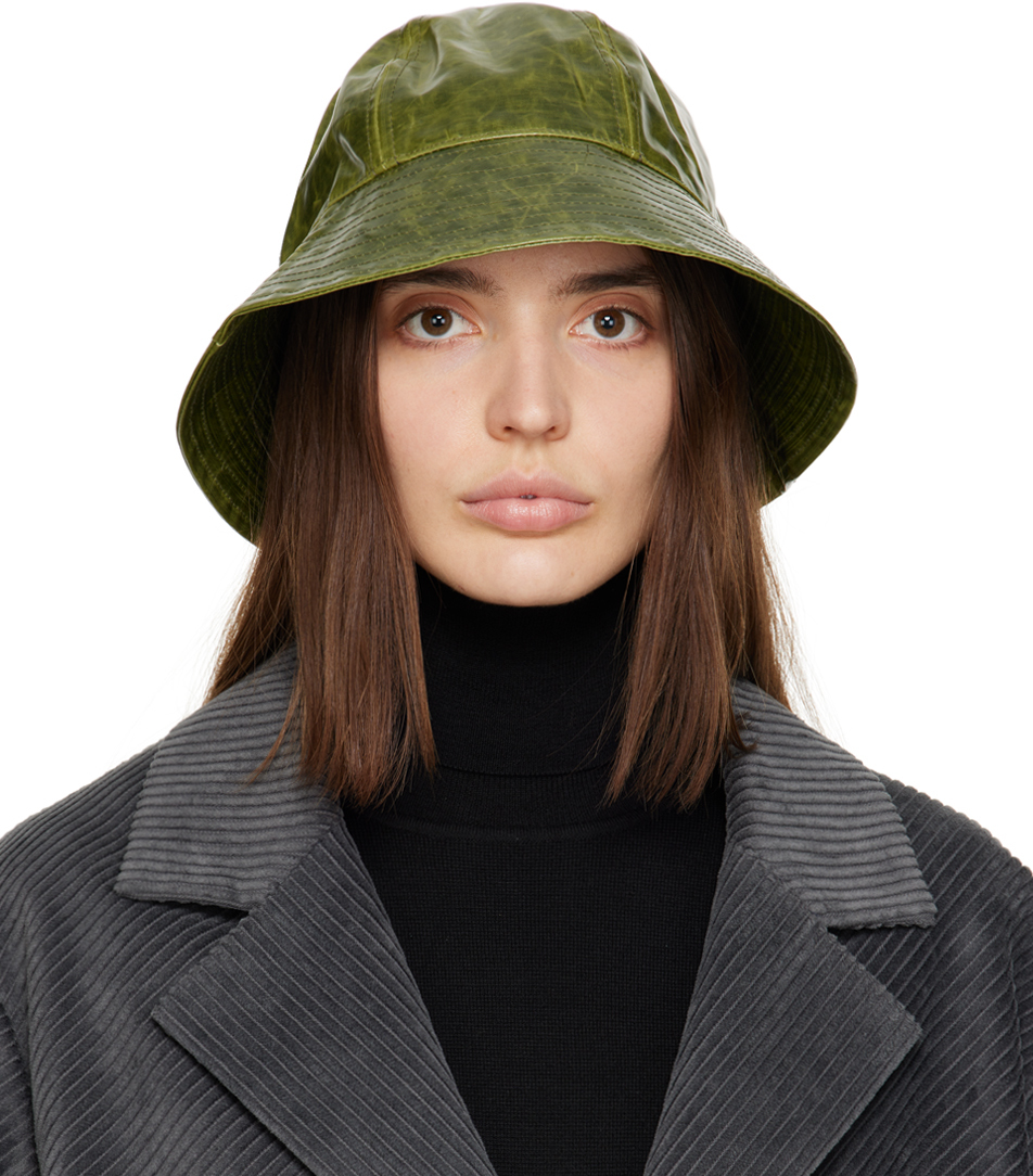 Song for the Mute Green Coated Bucket Hat