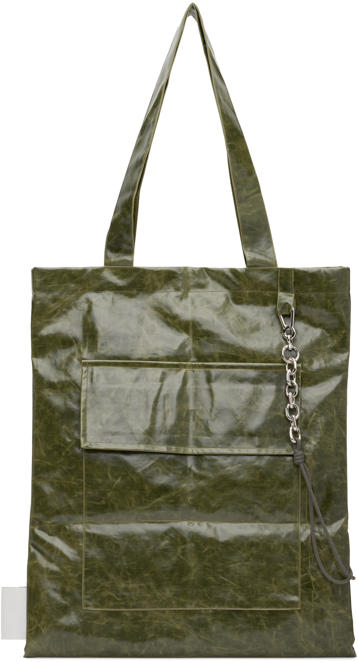 Song for the Mute Green Small Pocket Tote