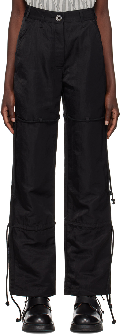 Black Paive Trousers Ssense Donna Abbigliamento Pantaloni e jeans Pantaloni Pantaloni eleganti 