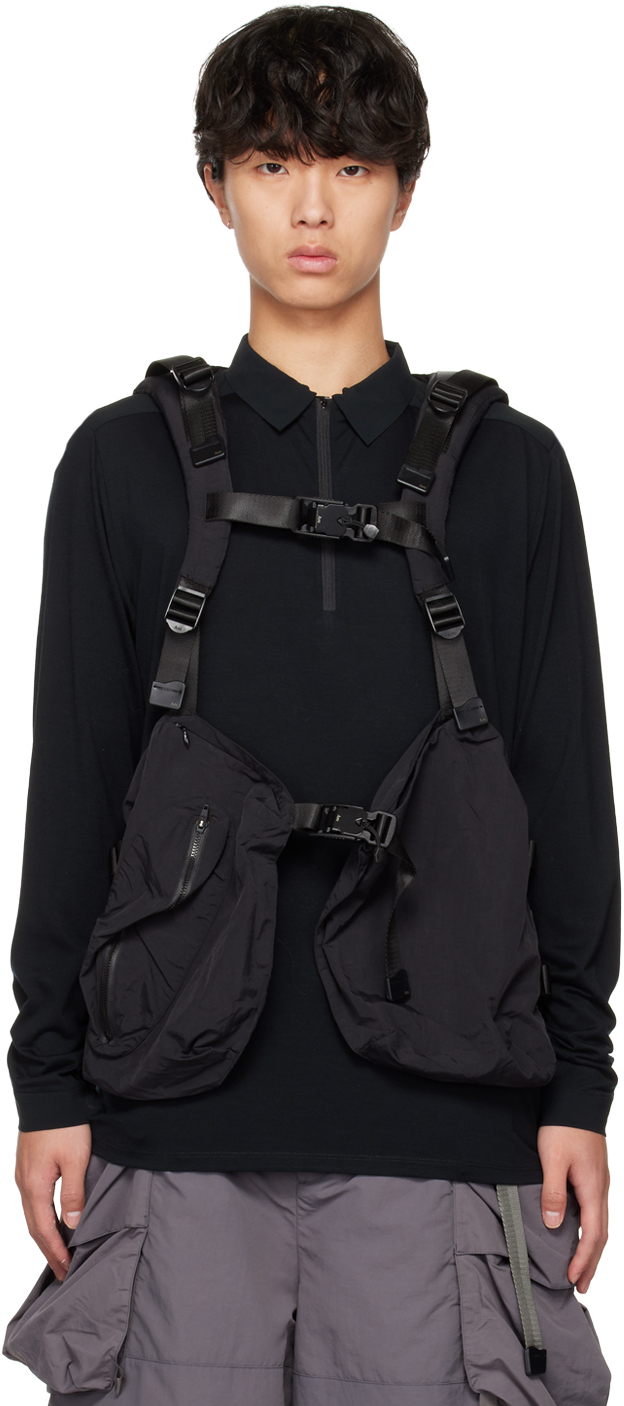 Archival Reinvent Teflon® Backpack Vest 2.0 In Black
