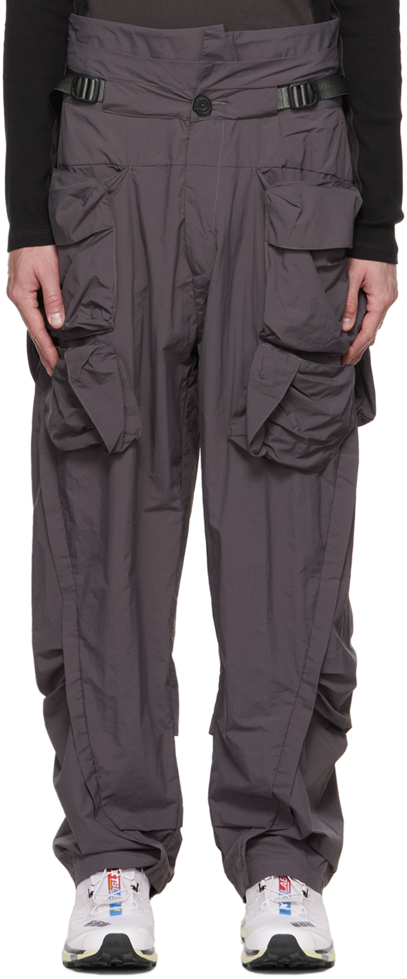 Archival Reinvent Gray Extended Waistband Cargo Pants | Smart Closet