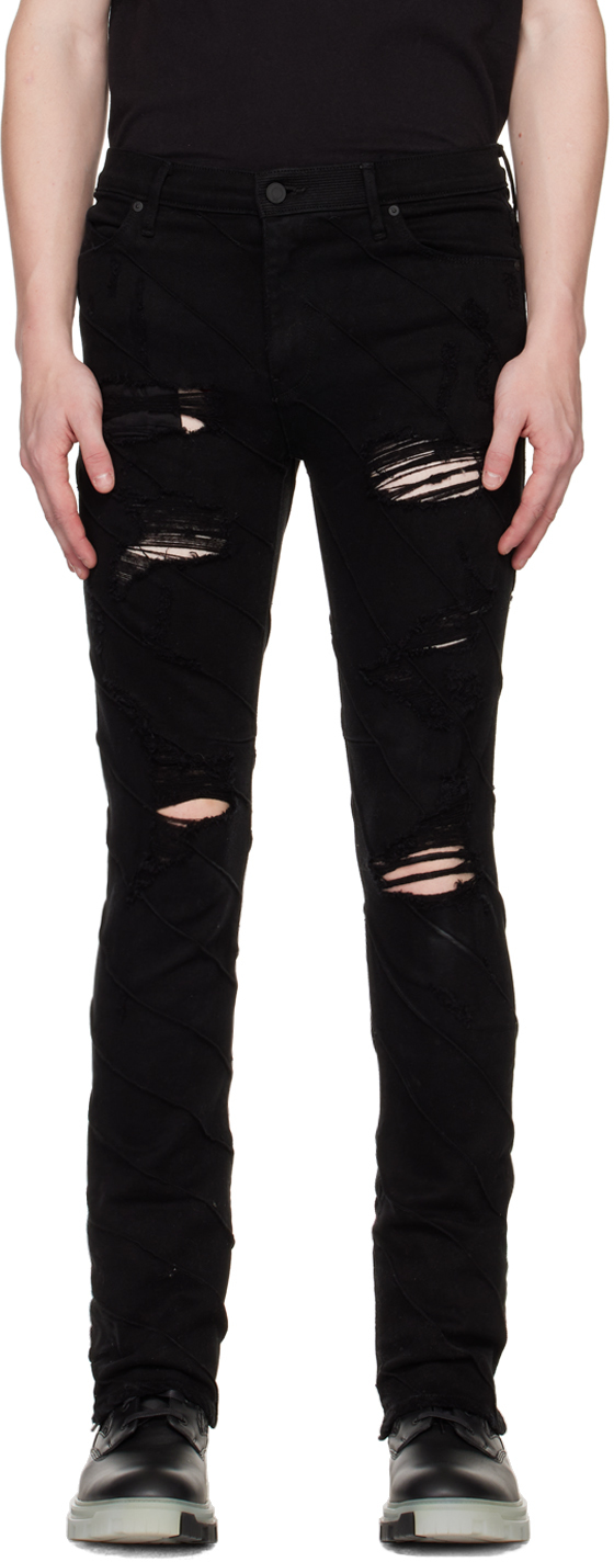 Black Denis Jeans by RtA on Sale