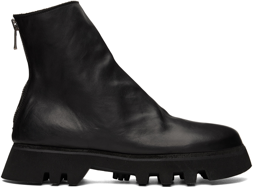 Guidi Black ZO08V Zip Boots