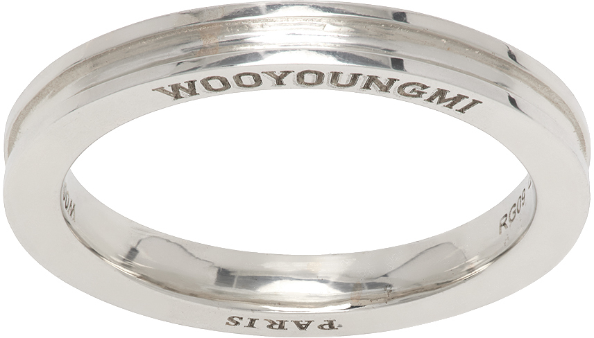 Wooyoungmi Silver Prelude Groove Ring