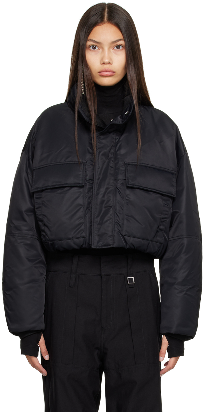 Black Puffer Down Jacket by Wooyoungmi on Sale