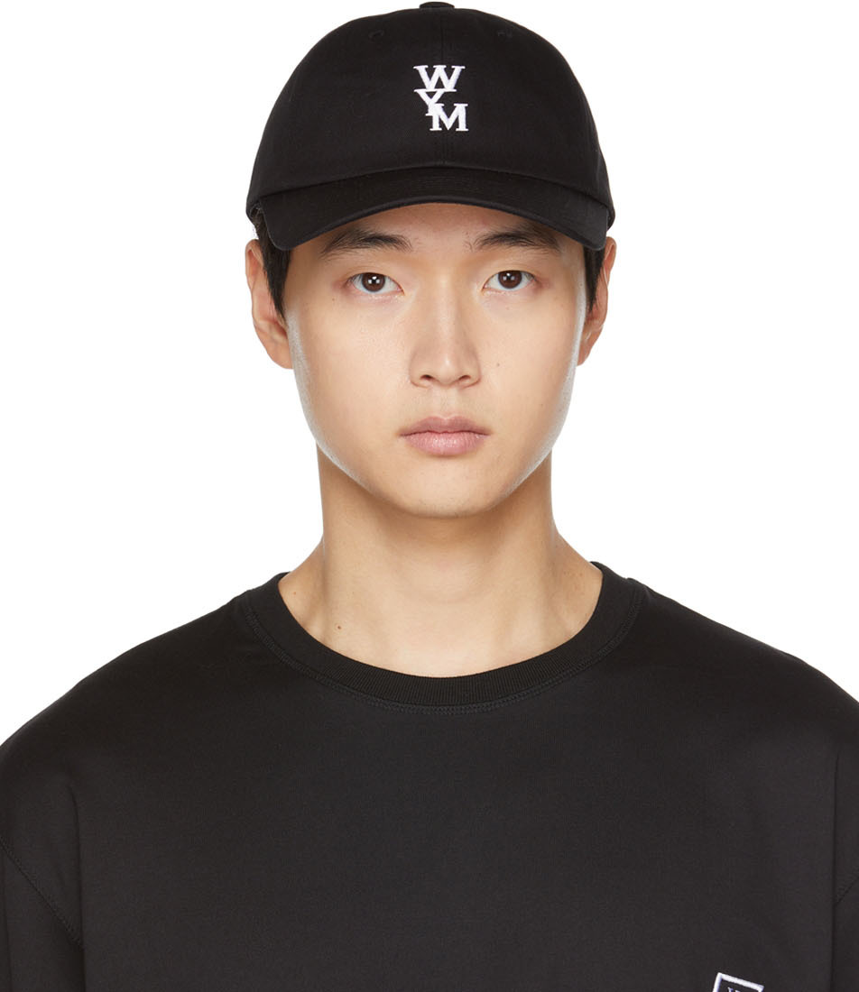 Wooyoungmi: Black Logo Ball Cap | SSENSE Canada