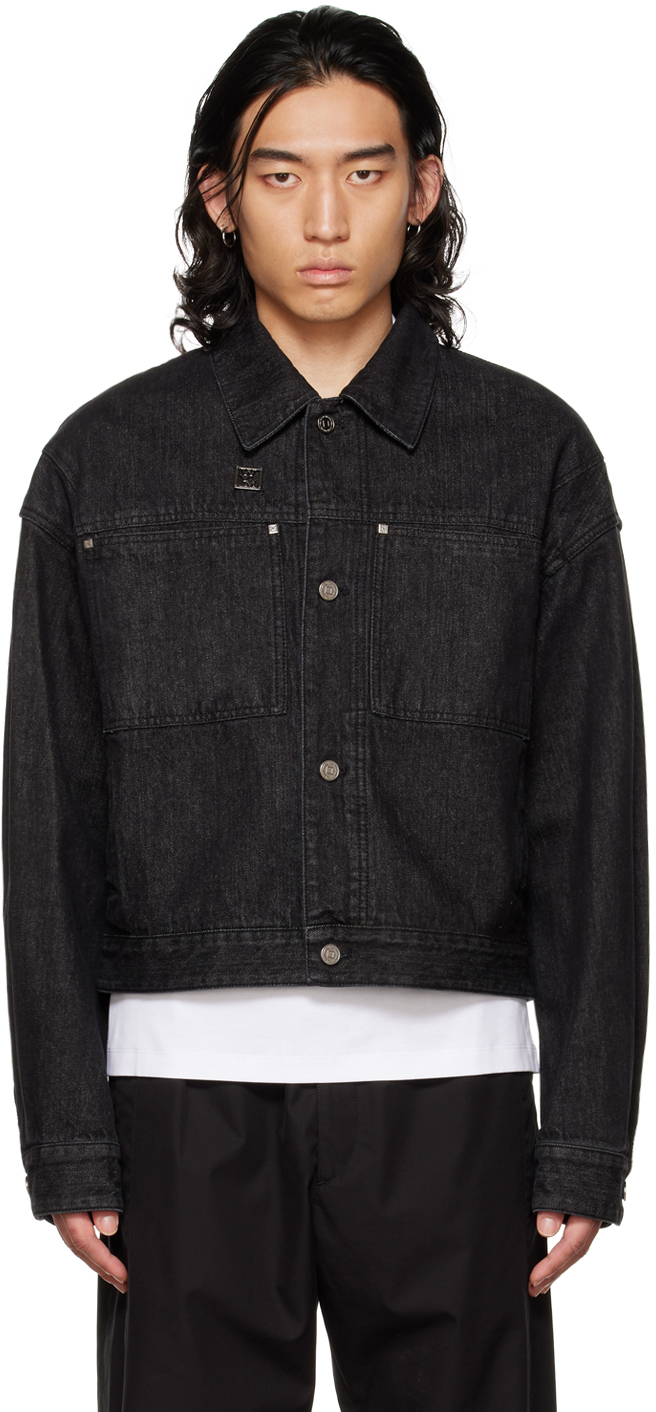 Wooyoungmi: Black Denim Jacket | SSENSE