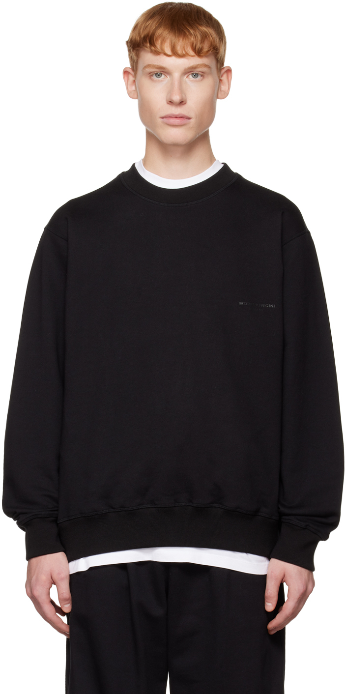 Wooyoungmi Black Bonded Sweatshirt