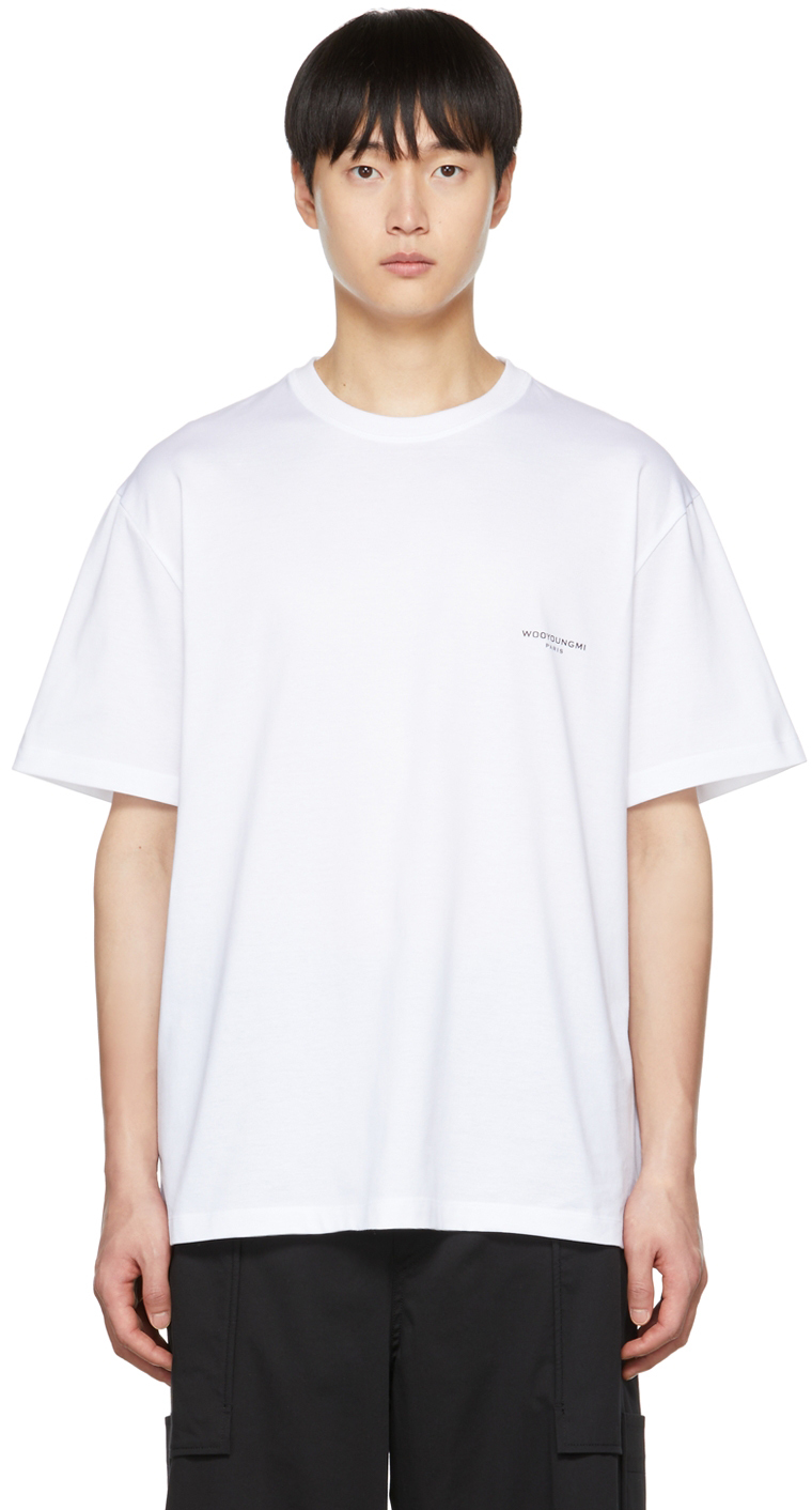WOOYOUNGMI: ホワイト プリントTシャツ | SSENSE 日本