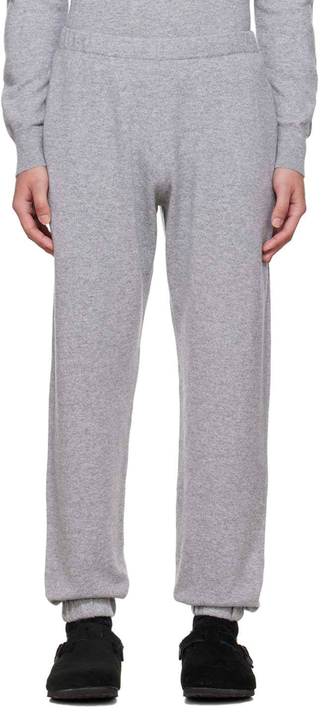 Ghiaia Cashmere Gray Drawstring Lounge Pants