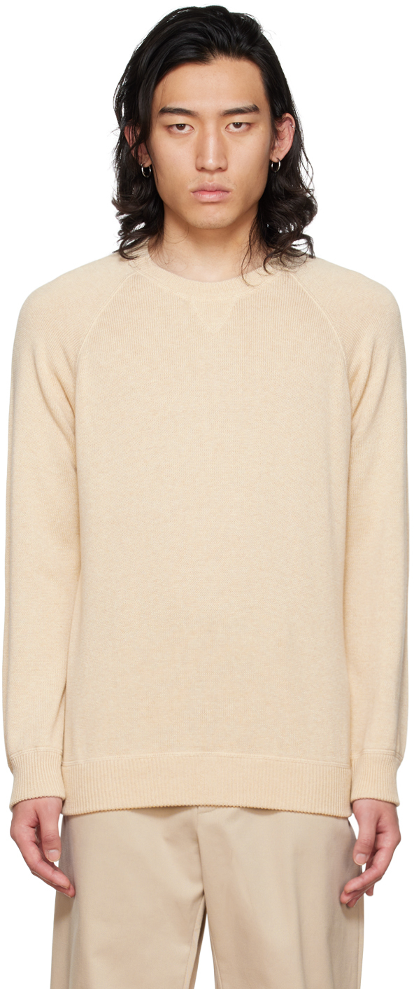 Ghiaia Cashmere: Beige Raglan Sweater | SSENSE