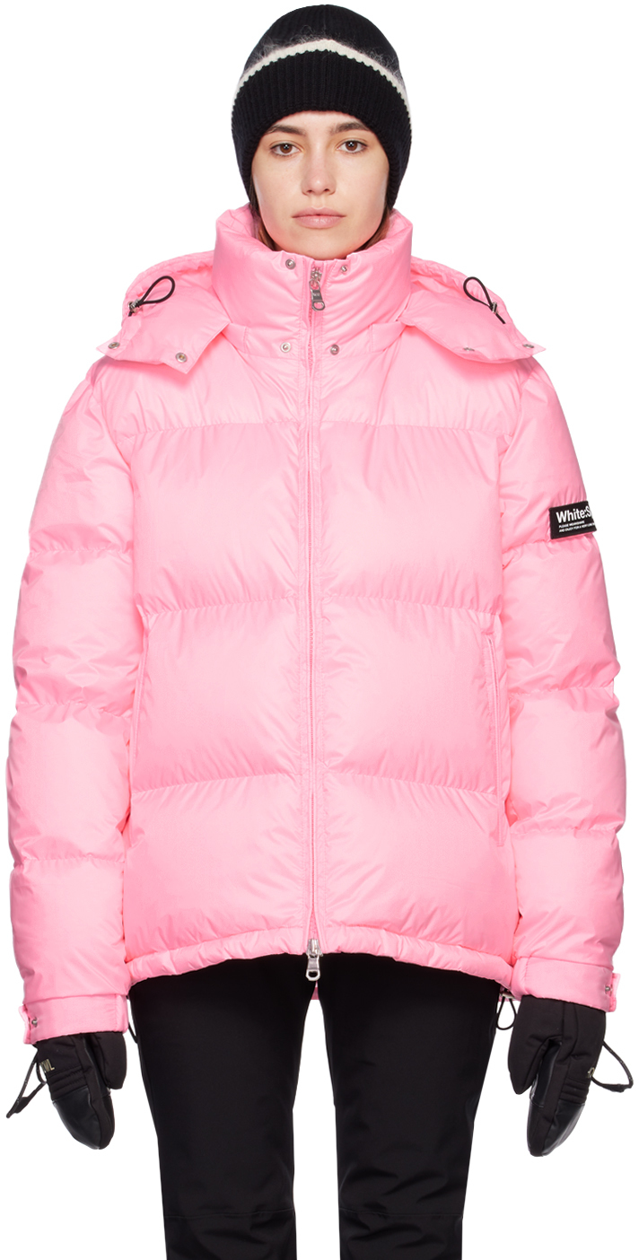 White:Space: Pink Scott Down Jacket | SSENSE Canada